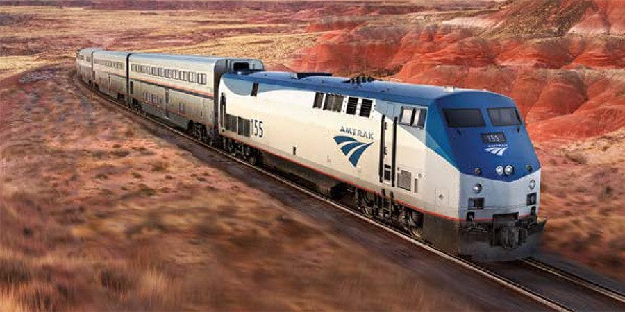 Amtrak'a ait bir tren